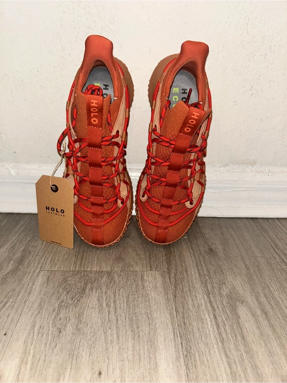 HOLO Footwear Women Zeus Terracotta Trail, Hiking Sneakers, Size 10, NWT, No Box